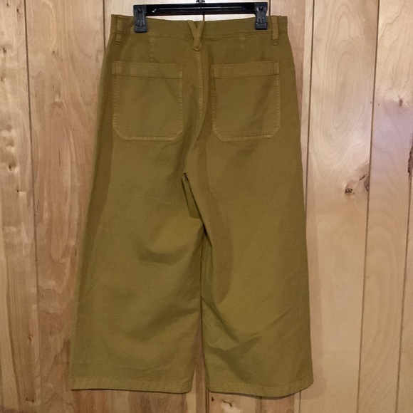J. CREW POINT SUR Camel Tan Wide Leg High Waist Crop Pants - Picture 5 of 8